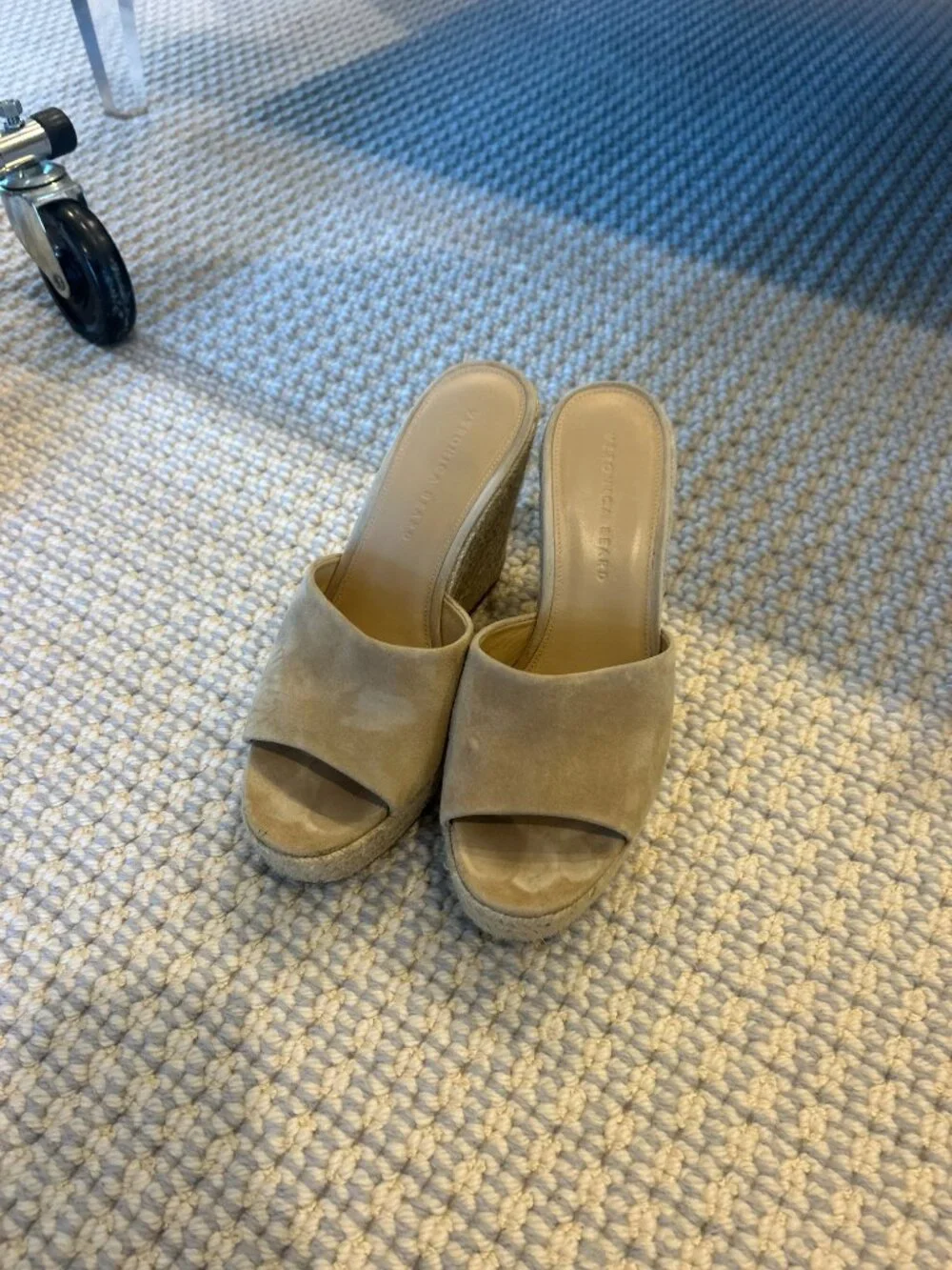Veronica Beard Women's Tan and Cream Espadrilles